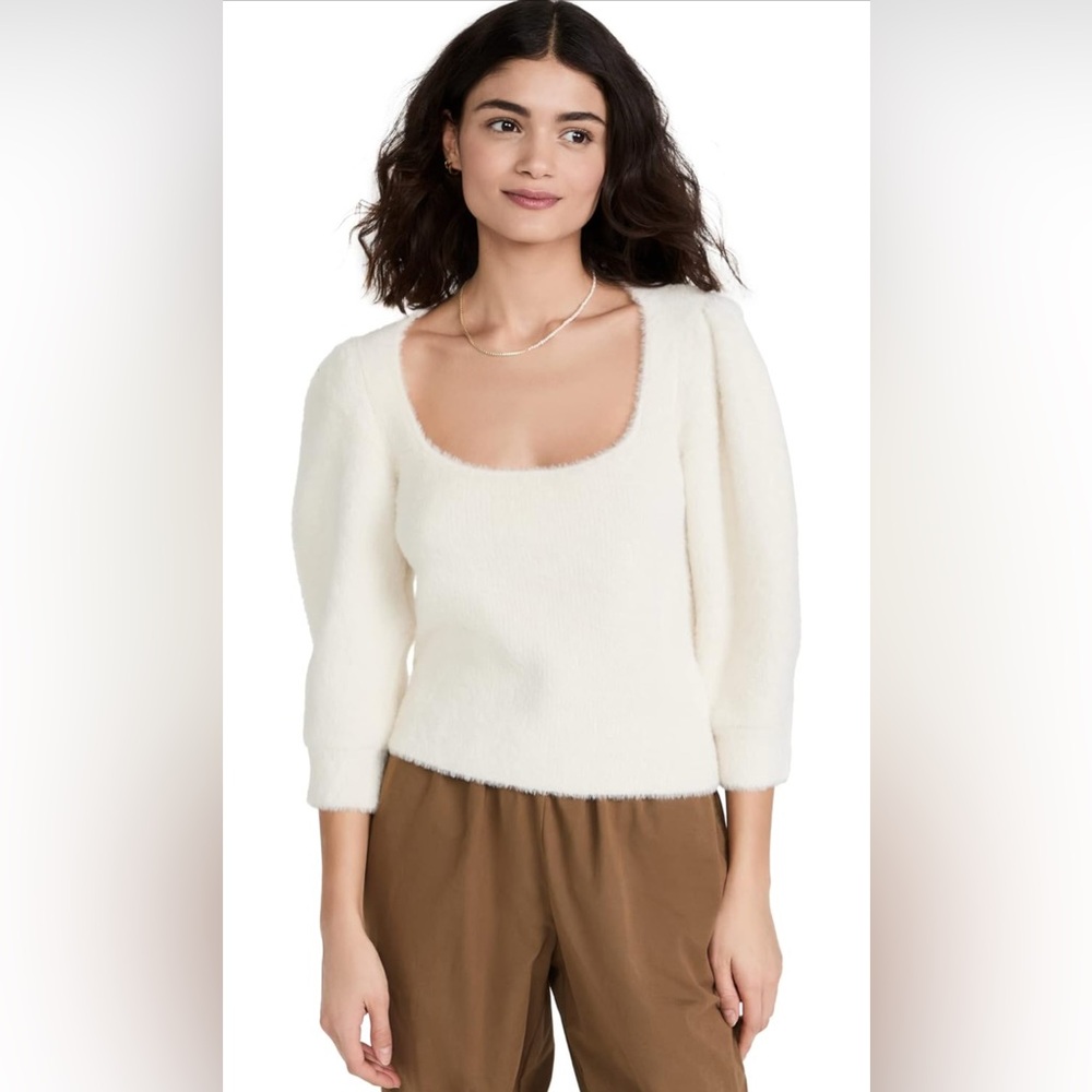 Free People Moonbeam Sweater Ivory